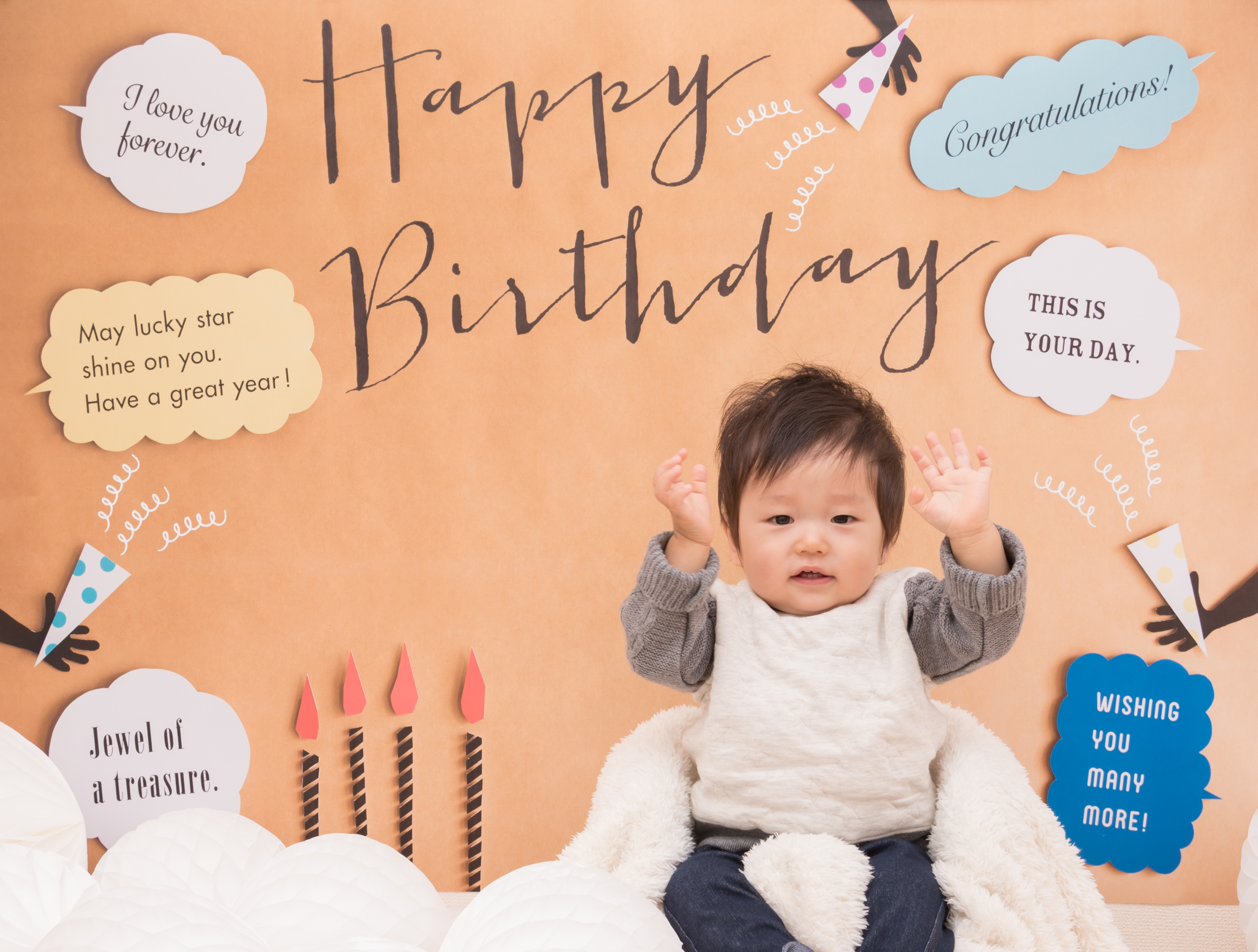 1歳バースデーフォト