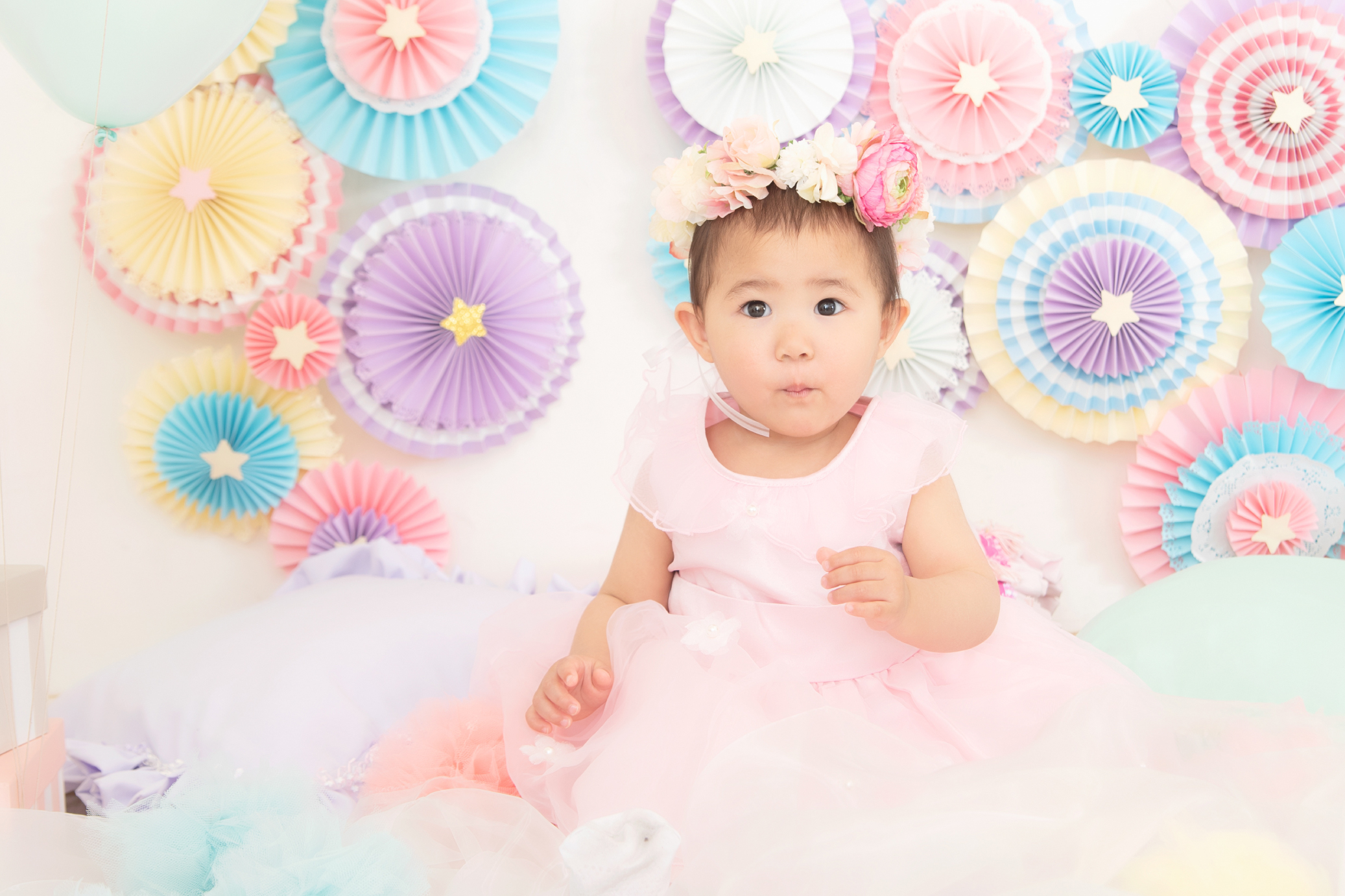 笑顔の赤ちゃん